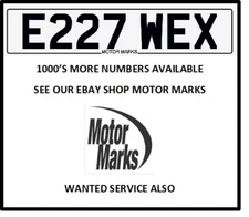 E227 WEX WESSEX GREAT YARMOUTH NORWICH CHEAP BARGAIN N UMBER PLATES E227 WEX WEX
