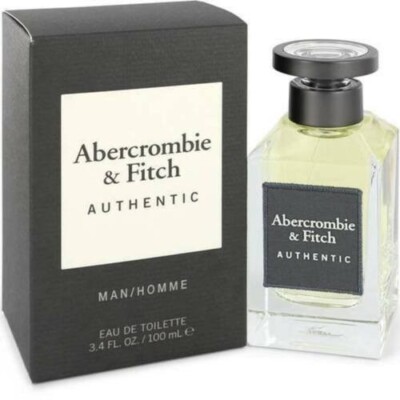 Authentic by Abercrombie & Fitch 3.4 oz EDT Cologne for Men New In Box