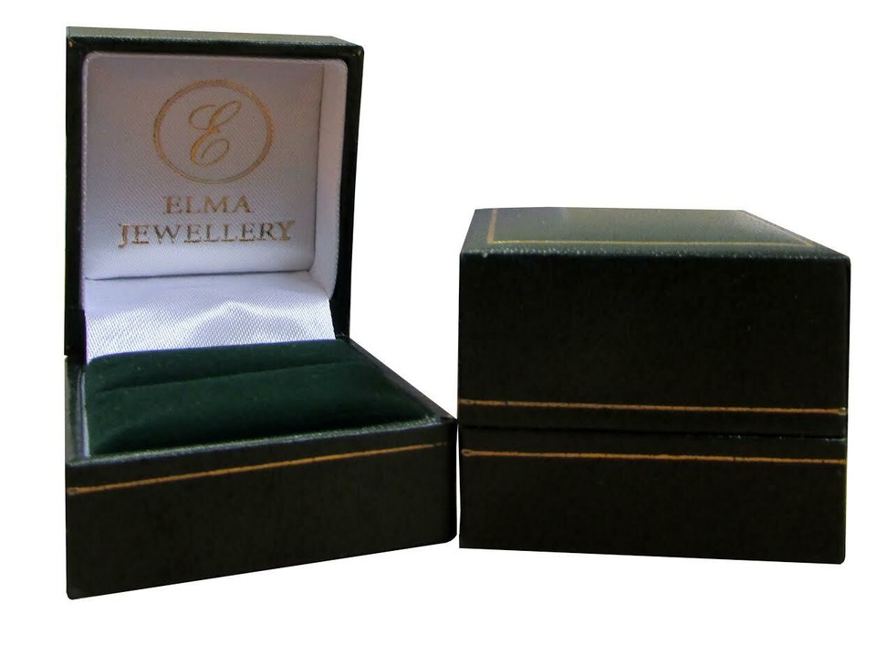 5mm Brossé Mat 9ct or Jaune & Diamant Mariage Bague Avec Milgrain Bord ...