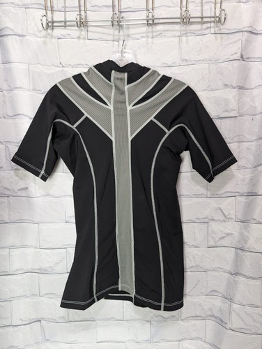 IntelliSkin Women's Black & Gray Cycling Shirt Size XL - Picture 2 of 9