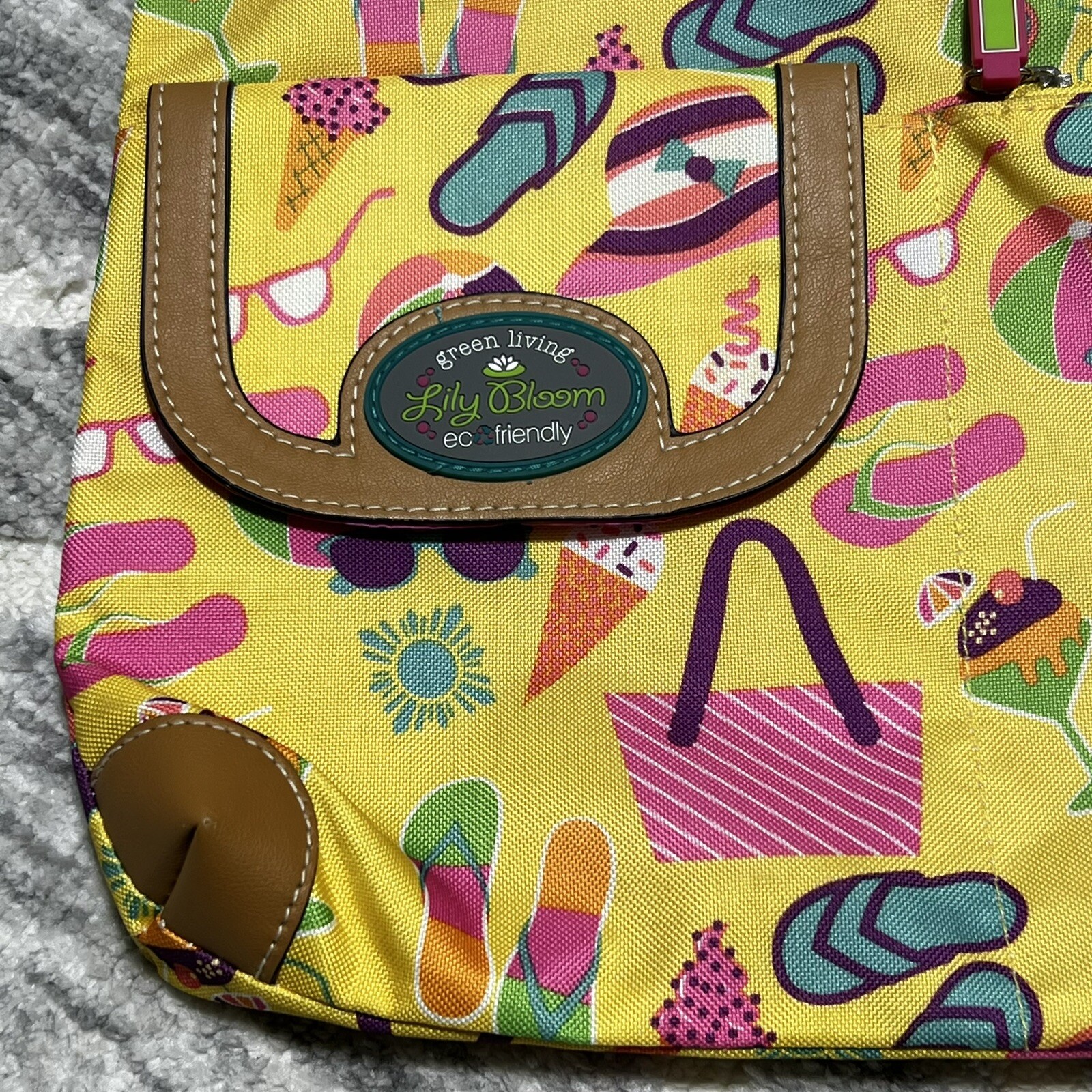 Lily Bloom Green Living Crossover Shoulder Handbag Su… Gem