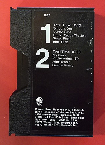Alice Cooper School's Out Slip Case Cassette Tape WB M5-2623 - Picture 6 of 6
