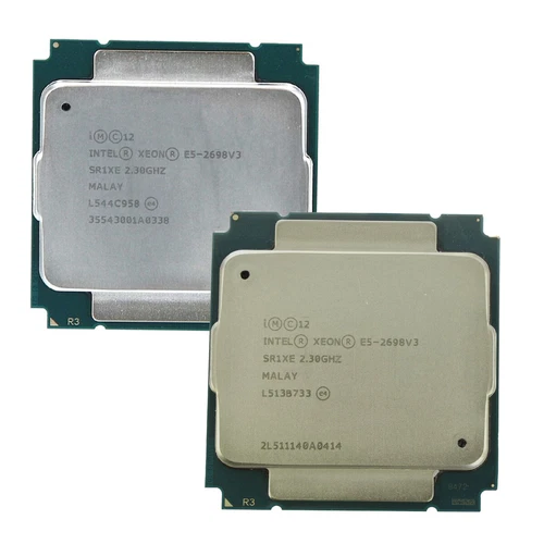 2 x Intel Xeon Processor E5-2698 V3 16-Core 40MB 2.30 GHz FCLGA2011-3 SR1XE  