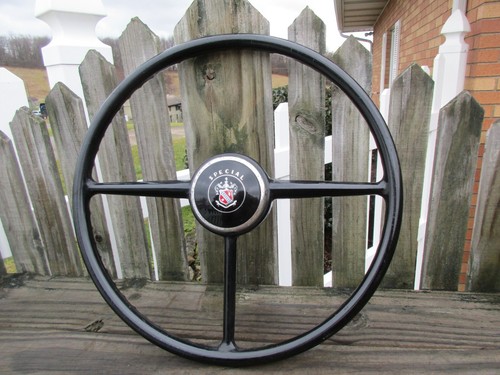 ORIGINAL 1930'S-1940'S BUICK  SPECIAL STEERING WHEEL/HOT STREET RAT ROD CUSTOM - Afbeelding 1 van 7