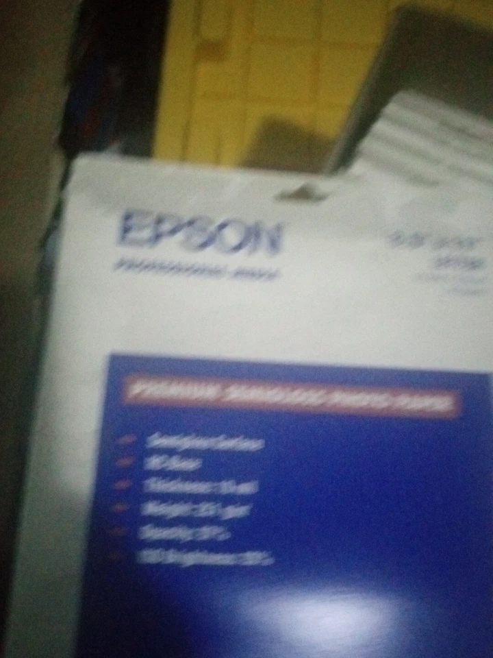 Epson Professional Media S041331 20-Pc. 8.5 x 11"Letter Premium Semi-Gloss Photo - Image 4 of 4