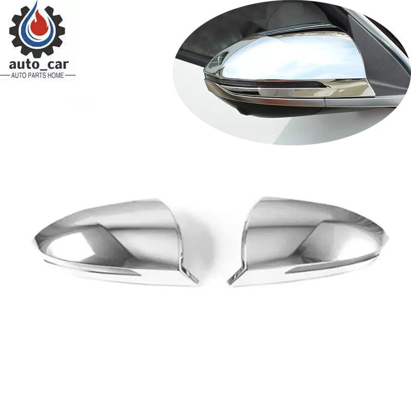 New Chrome Rearview Mirror Cover Trim 2CPS For Hyundai Tucson 2022 2023