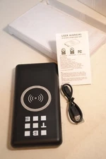 Wireless Power Bank Portable Charger  (SP0370) - Black