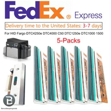 5pcs Printhead Fits For HID Fargo DTC4000 DTC1500 DTC4500E C50 DTC1000 DTC1250E