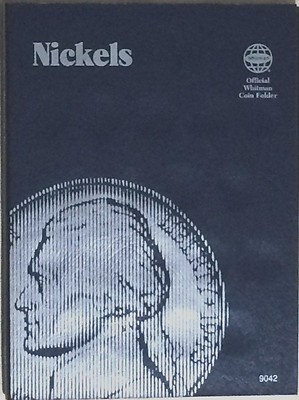 Whitman Nickels Plain (No Dates) Coin Folder, Album Book #9042