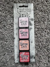 Tim Holtz Ranger Distress Ink Kit, Pink/Red Ink Set