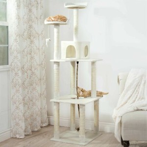 Kitty Cat Large Condo House Perches and Scratching Posts 70 Inches High - Click1Get2 Half Price