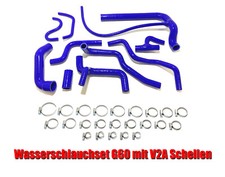 VW Golf 2 Corrado G60 PG 1.8 160PS Wasser Schlauch Silikonschlauch Kit Blau