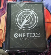 One Piece Card Game TCG Promotional Sleeves 10 Sleeves Black Don Treasure Cup