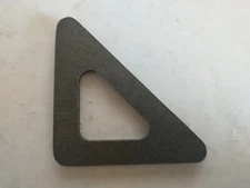 3" X 3" x 1/4" Thick Weld On Triangle Gusset for Roll Cage, Bumpers, etc.