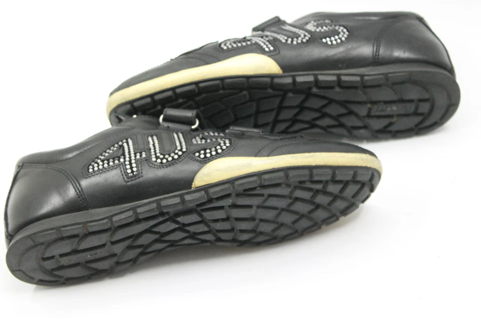 Zapatos mujer CESARE PACIOTTI talla 6.5 Europa 37 cuero negro S6875 Foto 4 de 4