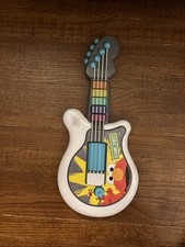 2010 SESAME STREET LET'S ROCK WITH ELMO MUSICAL TOY GUITAR, works 