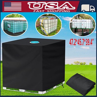 IBC Tank Cover Outdoor UV Sun Protective Hood for Rain Water IBC Container Foil