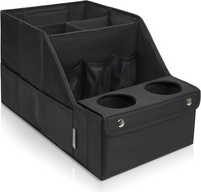 MULISOFT Car Seat Organizer- Backseat Car Organizer with 11 Storages Compartment