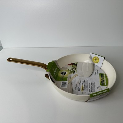 GreenPan Evolution 28cm Keramik Antihaft Bratpfanne Creme - Neu Beschreibung lesen