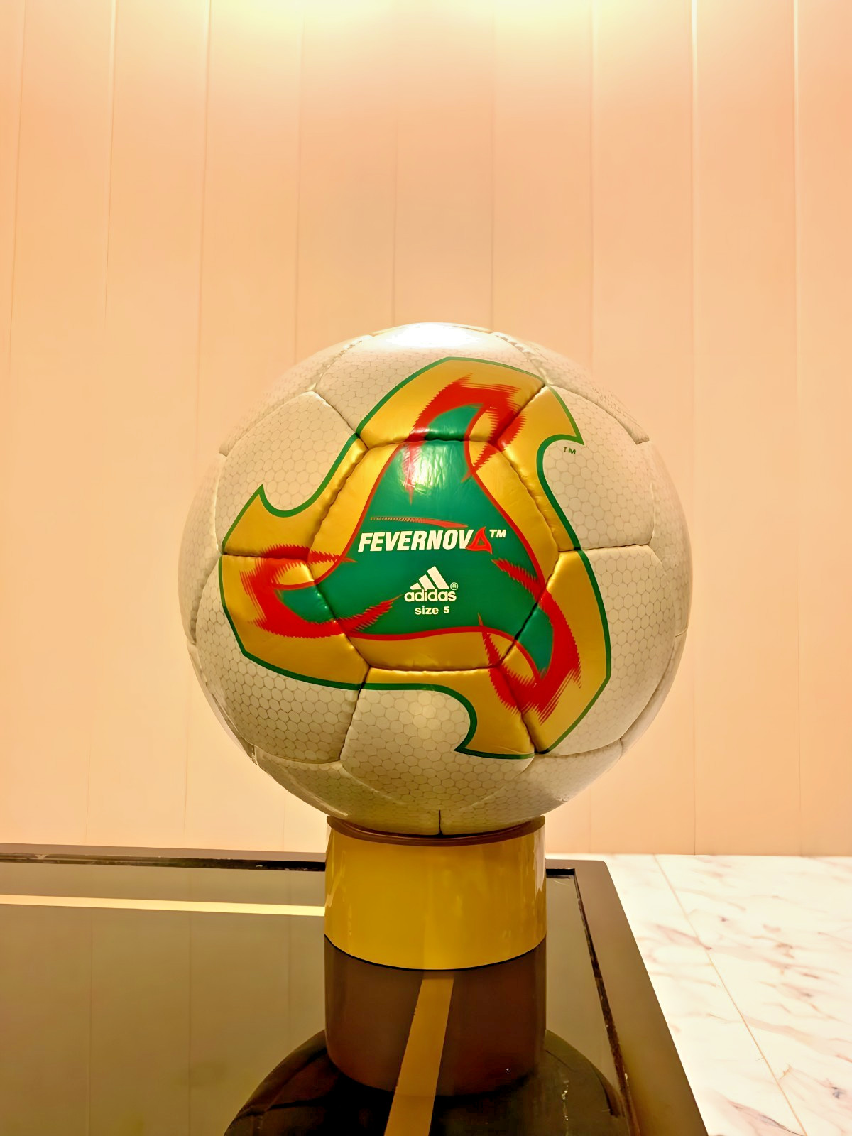 New Fevernova Official Match Ball FIFA World Cup 2002 Soccer Ball Size 5