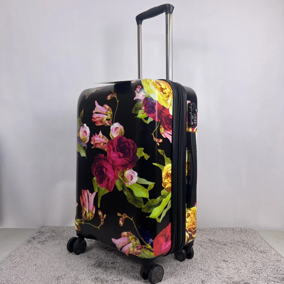 CALPAK Astyll 20" Carry-On Luggage Hard Side Spinner Floral Print Black NEW - Image 2 of 4