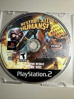 Destroy All Humans DEMO DISC NOT FOR RESALE (PS2) Disc Only - TESTED