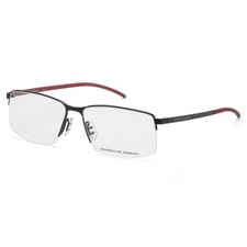Porsche Design Men's 58mm Black and Red Opticals P8347-58A