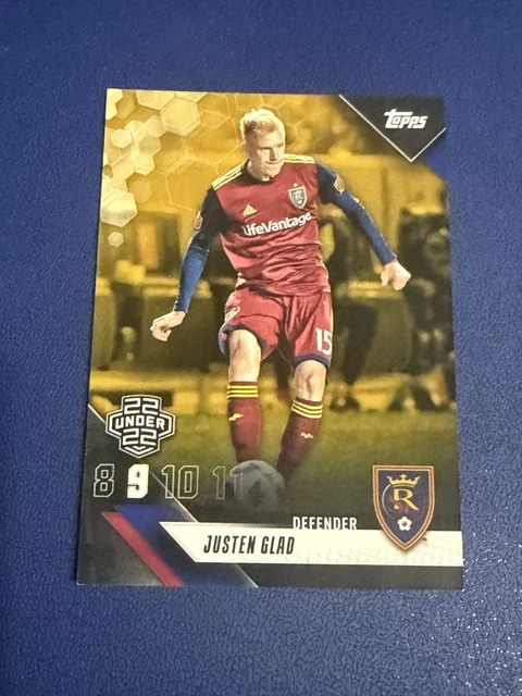 2019 Topps MLS - 22 Under 22 Justen Glad #163 Gold #16/50