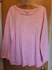 White Stag Peach Verigated Top.  Size XL.