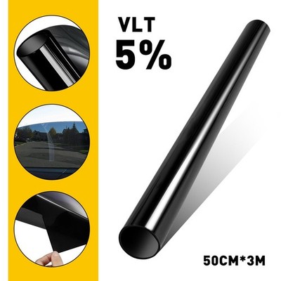 Mirror Tint Window Film Privacy Protect UV Reflective Sun Block For Home 5% VLT
