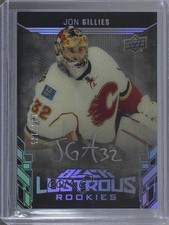 2017-18 SPx UD Black Lustrous Rookies Auto 37/175 Jon Gillies #LR-JG Auto bk6