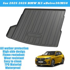 Alfombrillas antideslizantes para BMW X3 xDrive30/M50 2025 2026 alfombrillas maletero todo tipo de clima