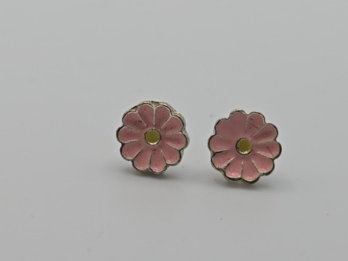 Cute Cherry Blossoms Flower Sterling Silver DIY Spacer Bead F1180