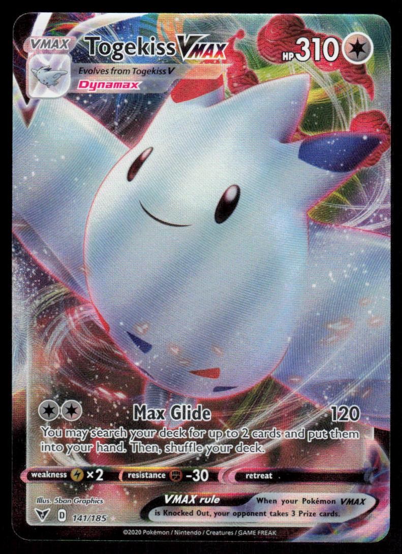 Togekiss VMAX 141/185 Ultra Rare Pokemon Vivid Voltage NM