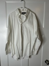 Lauren Ralph Lauren Men s Size 16-32/33 Long Sleeve Button Down White 2930