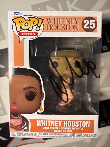 Naomi Ackie Autograph Signed Whitney Houston - Music Rocks Funko Pop! ACOA