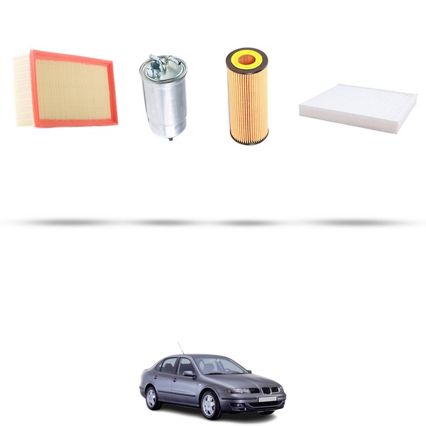 Hoffcar Wartungsset - 4 Filter FüR Seat Toledo Ii 1.9 Tdi 110KW Ab 2001-image