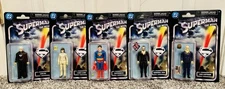 Superman The Movie Retro 3.75” Action Figure Set 5 Luthor Zod Lois Lane Jor-El