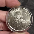 Silver Bullet Silver Shield I Want You Unc Sam 1 oz Silver .999 Round 2014 SBSS