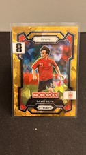David Silva 2026 Monopoly FIFA World Cup Prizm Gold Cracked Ice Prizm #42