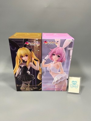 Momo & Yami Figure To Love Ru Darkness Deviluke BiCute Bunnies Figure Anime