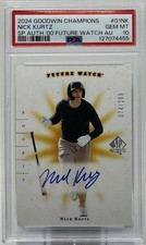 Nick Kurtz Rookie Auto PSA 10- 2024 Upper Deck SP Authentic ‘Future Watch’ /299