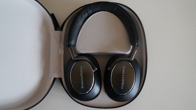 Bowers & Wilkins Px8 Wireless Noise Cancelling Headphones Black w/ Case & Cables