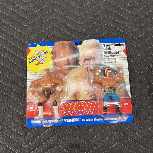 1990 Galoob WCW Tag Team Lex Luger & Sting...