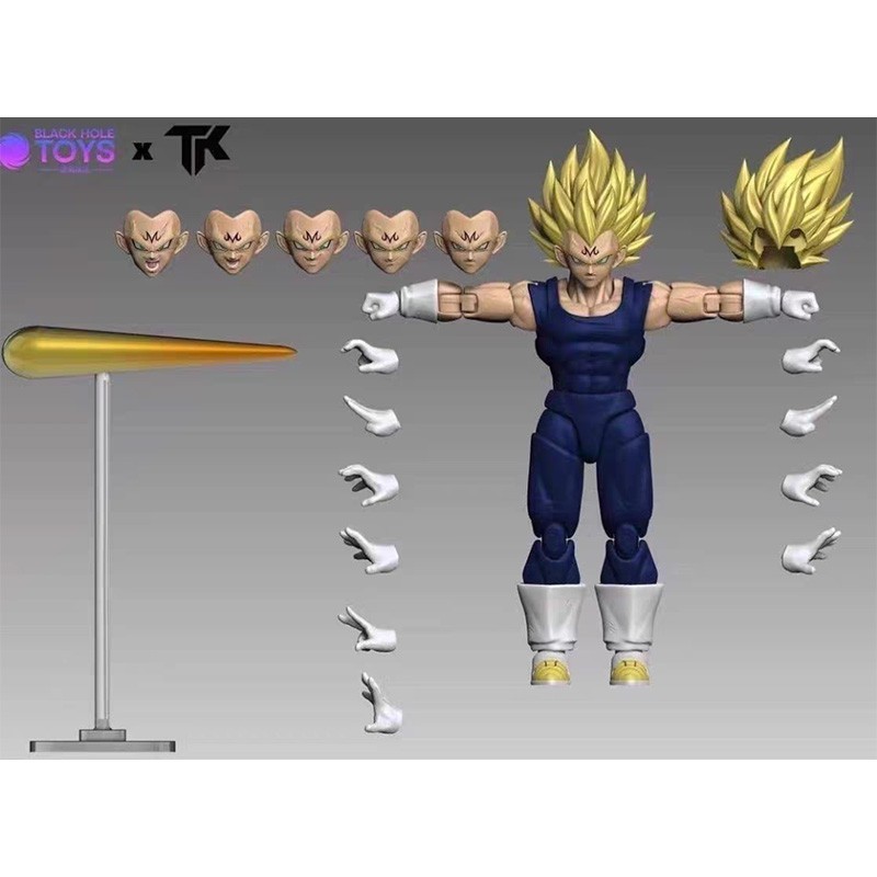 Black Hole & TK Dragon Ball Z SHF Super Saiyan SSJ Majin Vegeta