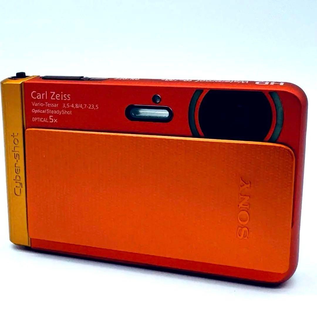 Sony Cyber-shot DSC-TX30 18.2MP Digital Camera - Orange for sale
