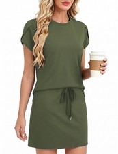 Shorts Sets Women 2 Piece Outfits, Tennis Skort and Short Sleeve Sweatshirt S...