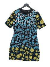 Oasis Bodycon Midi Dress UK12 in Multi