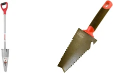 48" Garden Shovel/Saw + Radius Garden Root Slayer Trowel