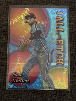 2024 Topps Chrome Logofractor Edition - Chrome All Etch Trea Turner #CAEL-6